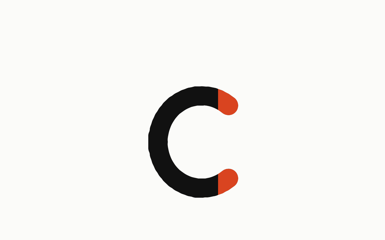 Terminal: a letter in the house face with the terminal marked in vermilion.
